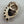 Load image into Gallery viewer, BLACK ONYX HALF CLUSTER OCEAN JASPER STERLING SILVER ADJUSTABLE RING (MW 406)
