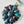 Load image into Gallery viewer, NATIVE HANDMADE PERSIAN TURQUOISE CLUSTER STATEMENT PENDANT BY T. NEZ. SR. 3&quot; (JR 12)

