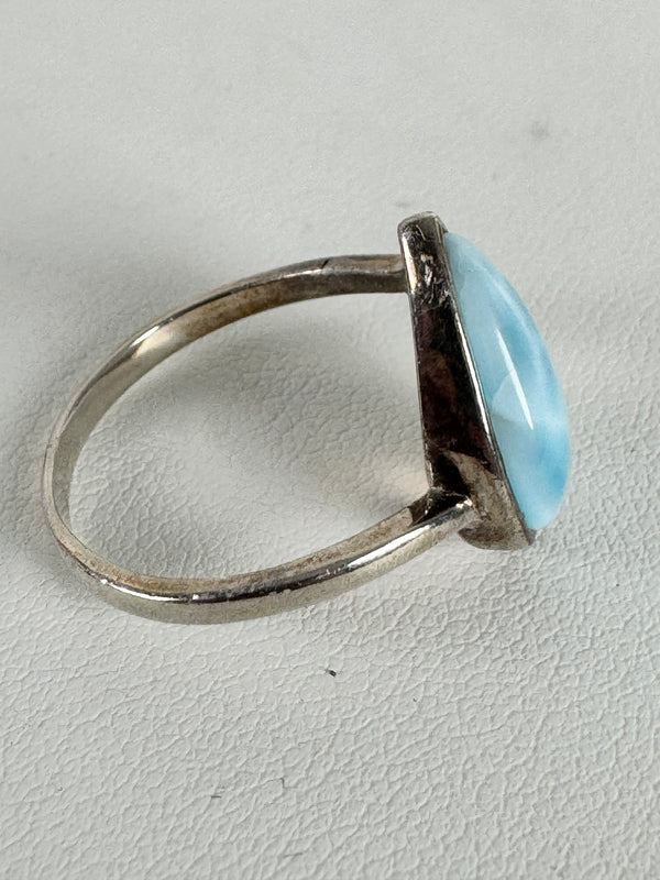 LARIMAR DROP RING SIZE 8 (MW 304)