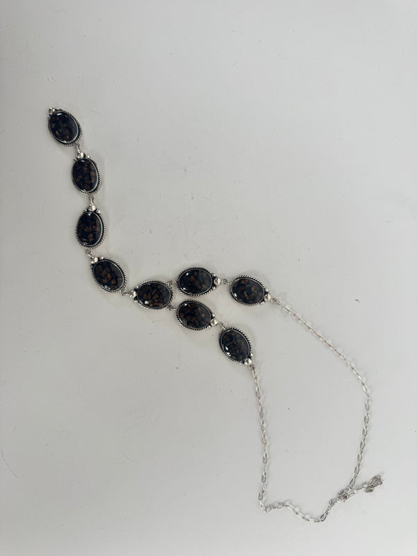 ANDALUSITE ADJUSTABLE STATEMENT LARIAT (6" DROP) (MW 325)