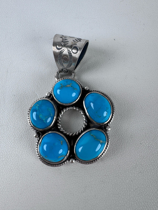 DESERT SKIES KINGMAN FLOWER CLUSTER PENDANT (CO 25)