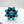 Load image into Gallery viewer, SLEEPING BEAUTY TURQUOISE CLUSTER ADJUSTABLE FLOWER RING (CO 117)
