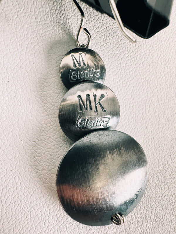 NATIVE HANDMADE MK PEARLS EARRINGS