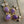 Load image into Gallery viewer, CHAROITE CLUSTER &amp; FACETED WHITE QUARTZ NECKLACE 14-16" (JD 16)
