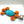 Load image into Gallery viewer, JUSTINE TSO NATIVE HANDMADE ORANGE SPINY OYSTER CLUSTER &amp; KINGMAN TURQUOISE PENDANT 3" (LL 28)
