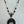 Load image into Gallery viewer, WELO OPAL &amp; BLACK ONYX NAJA NECKLACE 16-22&quot; (MW 351)
