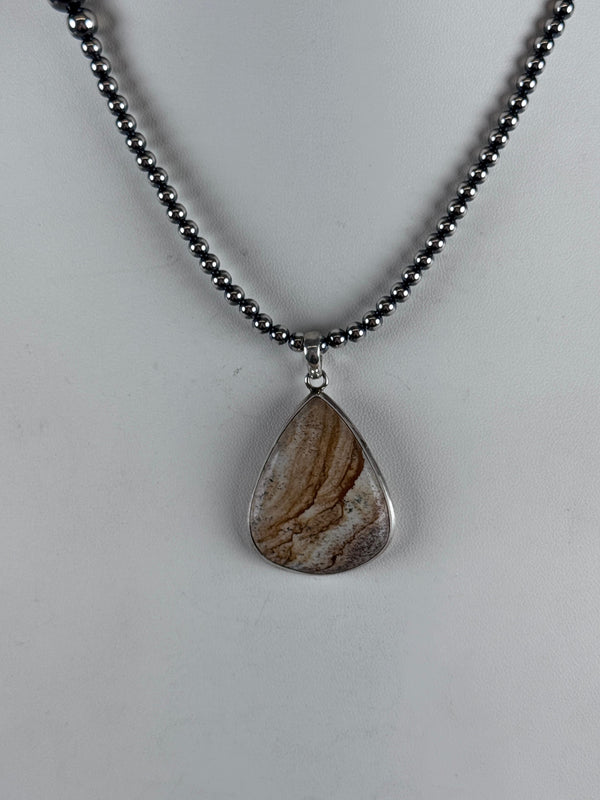 JASPER DROP PENDANT 2" (MW 290)