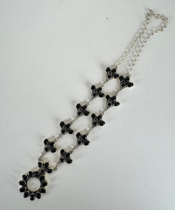 BLACK ONYX STATEMENT HESPERA LARIAT  16-20" (MW 246)