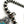 Load image into Gallery viewer, KEVIN BILLAH RED MOUNTAIN TURQUOISE ZIA 12MM NAVAJO PEARLS 17" NECKLACE (NP 32)

