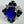 Load image into Gallery viewer, BLACK ONYX &amp; CUT SAPPHIRE HESPERA O.G. RING SIZE 8 (MW 321)
