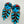 Load image into Gallery viewer, MULTISTONES INLAY KACHINA EARRINGS (LN 13)
