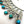 Load image into Gallery viewer, ANNIE SPENCER KINGMAN TURQUOISE SS NATIVE HANDMADE EAR CUFF (NP 28)
