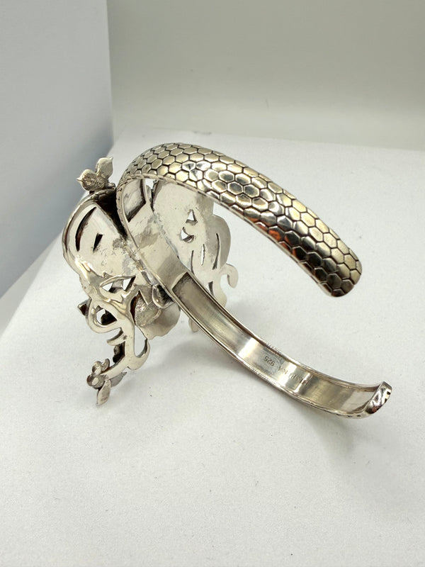 STERLING SILVER STATEMENT MERMAID CUFF BY HESPERA (JR 83)