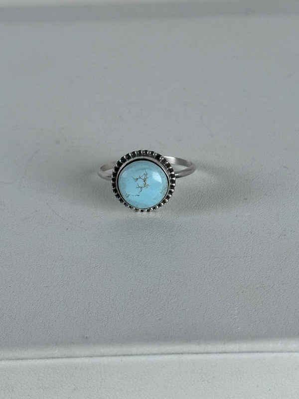 DWAYNE NEZ SIZE 10 GOLDEN HILLS RING (CO 4)