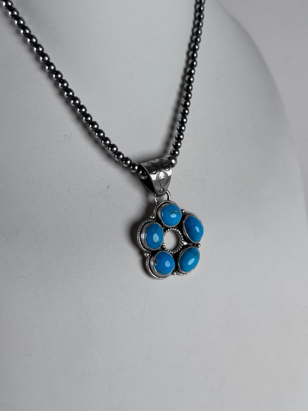 DESERT SKIES KINGMAN FLOWER CLUSTER PENDANT (CO 25)