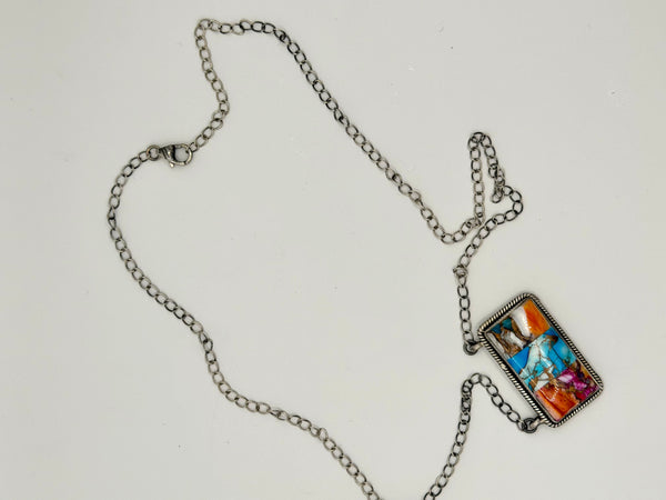 SPINY OYSTER BAR NECKLACE BY DESERT SKIES 20"  (DC 1)