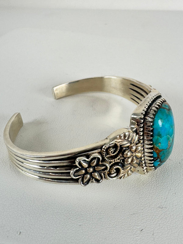 SPINY TURQUOISE CUFF (W FLEX) (LB 90)
