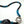 Load image into Gallery viewer, SILVER SHEEN OBSIDIAN &amp; APATITE PEARLS WITH WHITE TOPAZ STUDDED CLASP NECKLACE 22" (MW 447)
