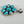 Load image into Gallery viewer, DESERT SKIES BLUE RIDGE TURQUOISE SMALL CLUSTER PENDANT (CO 8)

