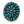 Load image into Gallery viewer, NATIVE HANDMADE VINTAGE 80's AZ KINGMAN TURQUOISE CLUSTER ADJUSTABLE RING (LL 6)

