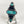 Load image into Gallery viewer, NATIVE HANDMADE KINGMAN TURQUOISE &amp; BLACK ONYX RING SIZE 6.5 BY AR YAZZIE (MW 164)
