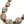 Load image into Gallery viewer, NATIVE HANDMADE ROYSTON RIBBON &amp; SAUCER PEARLS ADJUSTABLE NECKLACE 22-26" (LL 24)
