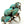 Load image into Gallery viewer, JOLENE BEGAY MINE 8 TURQUOISE CLUSTER NATIVE HANDMADE RING SIZE 8 (LA 5)
