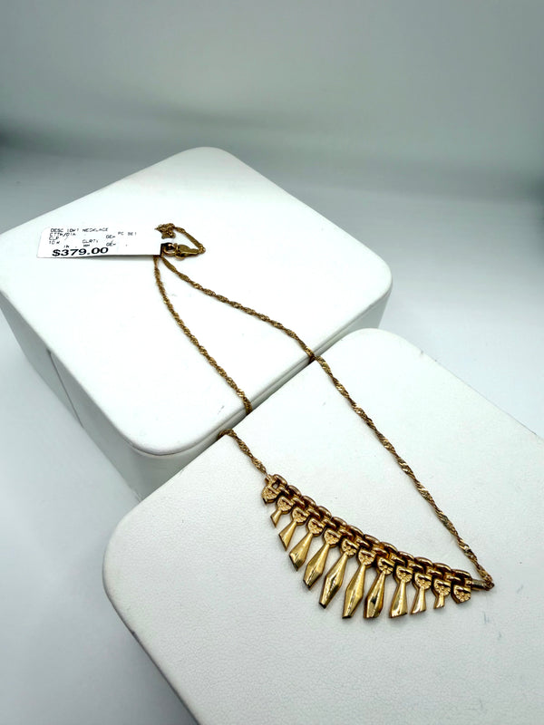 10KT GOLD NECKLACE 16" (MK 8)