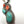 Load image into Gallery viewer, STERLING SILVER STATEMENT CACTUS PENDANT IN KINGMAN TURQUOISE &amp; ORANGE SPINY OYSTER BY SHAY PFEIFFER (MW 458)
