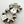 Load image into Gallery viewer, NATIVE HANDMADE SAUCER PEARLS &amp; DICE BEADS BY VINITA COWBOY (NP 1)
