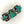 Load image into Gallery viewer, RARE EUREKA COUNTY MINE #8 TURQUOISE STARS LEROY JAMES STATEMENT CUFF (NP 13)
