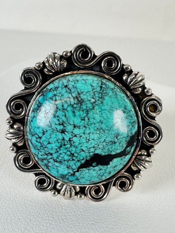 HUBEI TURQUOISE ADJUSTABLE RING (DC 9)