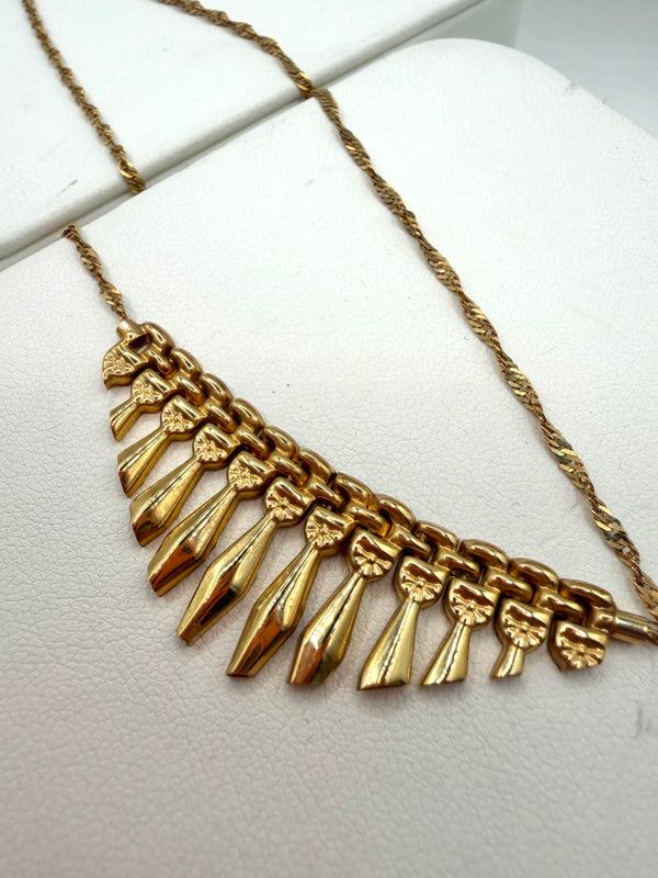 10KT GOLD NECKLACE 16" (MK 8)