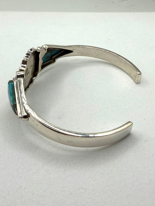 SPINY TURQUOISE MAIDEN SS CUFF (JR 121)