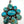 Load image into Gallery viewer, JESUS VEGA MULTITURQUOISE GIANT CLUSTER NATIVE HANDMADE STATEMENT PENDANT 5" (LL 26)
