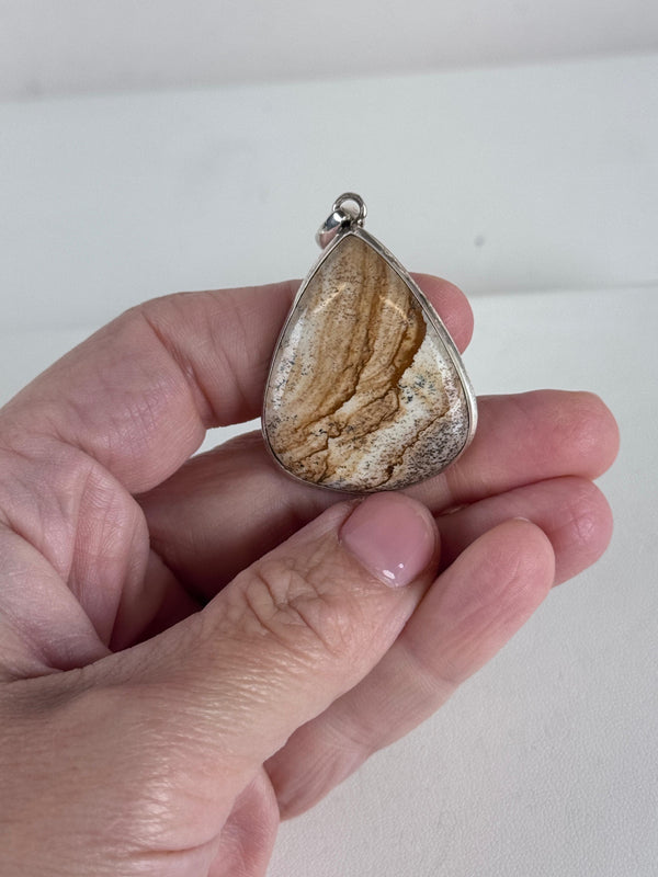 JASPER DROP PENDANT 2" (MW 290)
