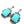 Load image into Gallery viewer, KINGMAN TURQUOISE STERLING SILVER STATEMENT BAR EARRINGS 1.5" (AM 10)
