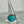 Load image into Gallery viewer, NATIVE HANDMADE BLUE GLACIER TURQUOISE ADJUSTABLE OVAL RING STAMPED T.  (CO 47)
