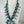 Load image into Gallery viewer, RARE NATIVE HANDMADE GILBERT NEZ KINGMAN TURQUOISE SQUASH BLOSSOM 26&quot; (LB 1)
