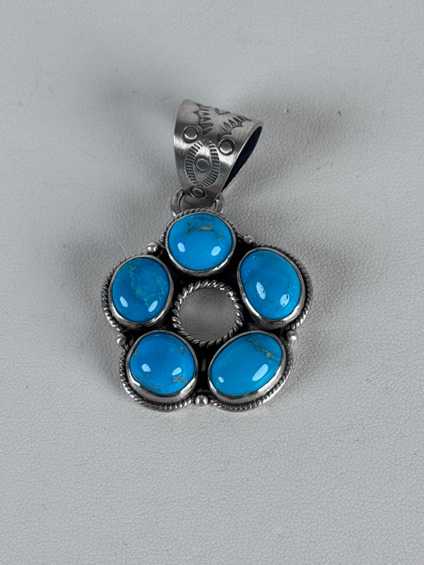 DESERT SKIES KINGMAN FLOWER CLUSTER PENDANT (CO 25)