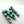 Load image into Gallery viewer, TAXCO SILVER KINGMAN TURQUOISE TURQUOISE MOM "M" PENDANT (MW 450)
