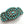 Load image into Gallery viewer, NATIVE HANDMADE KINGMAN TURQUOISE CLUSTER HAIR BARRETTE SIGNED LMB (LB 45)
