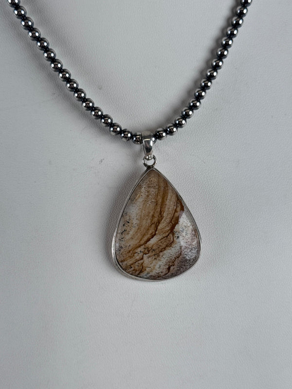 JASPER DROP PENDANT 2" (MW 290)