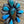 Load image into Gallery viewer, JESUS VEGA OMBRE ROYSTON CLUSTER ADJUSTABLE NATIVE HANDMADE LEAF CUFF (LL 25)

