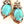 Load image into Gallery viewer, KINGMAN TURQUOISE VINTAGE STERLING SILVER POST BACK EARRINGS (RF 16)
