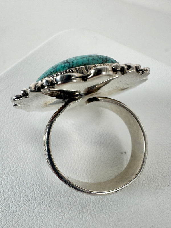 HUBEI TURQUOISE ADJUSTABLE RING (DC 9)