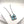 Load image into Gallery viewer, BLUE RIDGE TURQUOISE STERLING SILVER CLUSTER NECKLACE 18" (LR 3)
