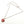 Load image into Gallery viewer, ARGENTINA RHODOCHROSITE HEART SHAPED NECKLACE BY HESPERA (16-22&quot;) (DF2)
