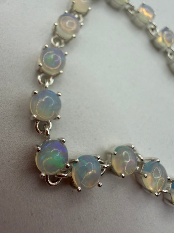 HIGH-FLASH WELO OPAL BRACELET 7.5"-8.5" (LB 36)