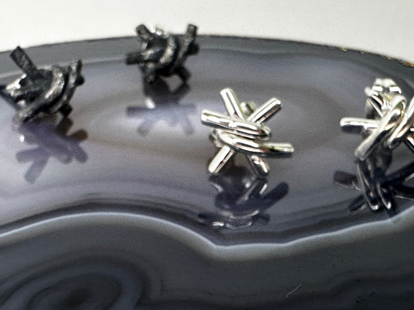barbed wire earrings